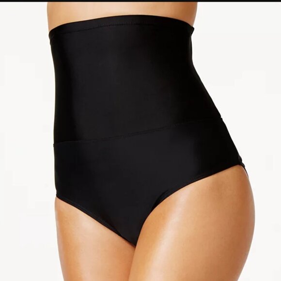 Island Escape Other - Island Escape High-Waist Tummy Control-Top Bikini Bottoms NWT Sz 8